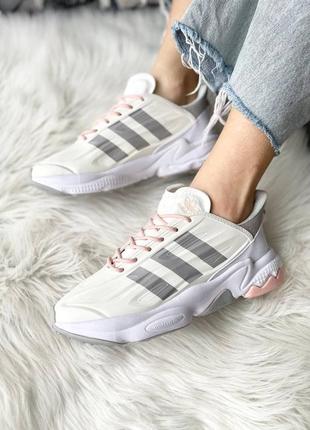 Кроссовки adidas ozweego celox ‘silver metallic/ cloud white/ grey two2 фото