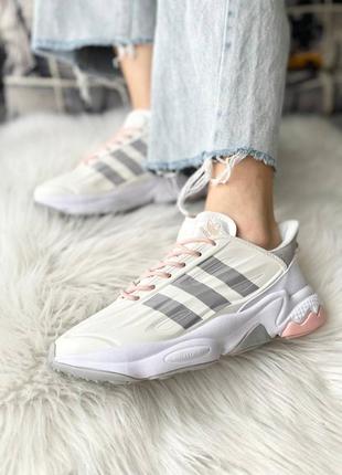 Кроссовки adidas ozweego celox ‘silver metallic/ cloud white/ grey two4 фото