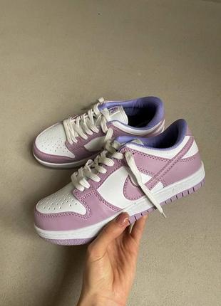 Кроссовки dunk low violet