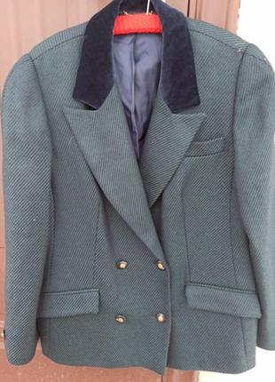 Otta woolmark пиджак пальто бархат