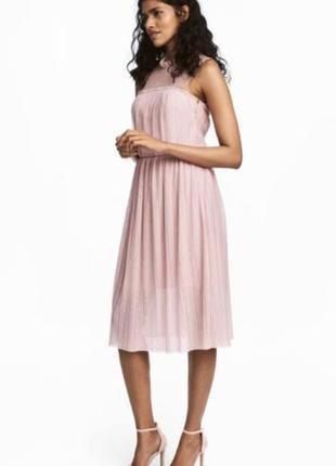 Тюлевое платье плиссе 54 размер