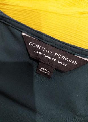 Платье dorothy perkins красивого изумрудного цвета4 фото