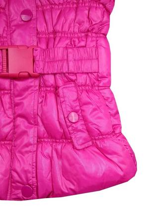 Скидка демисезонная куртка с поясом на девочку 104, 110 р. frozen disney4 фото
