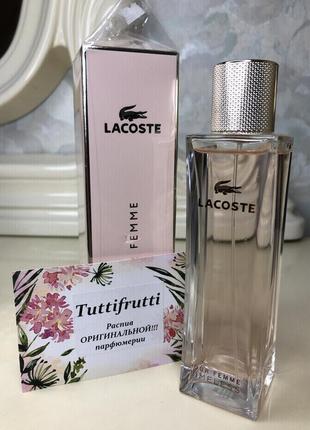 Lacoste pour femme timeless, edp, 1 ml, оригинал 100%!!! делюсь!1 фото