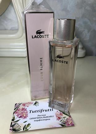 Lacoste pour femme timeless, edp, 1 ml, оригинал 100%!!! делюсь!2 фото