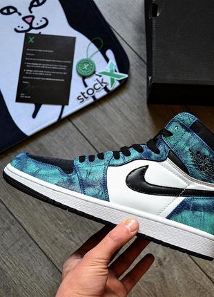 Кросівки nike air jordan 1 retro 'tie-dye'