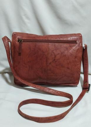 Шикарна сумка "visconti натуральна шкіра4 фото