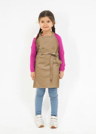 Фартух дитячий kids 5-7років бежевий | фартук