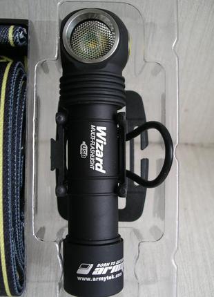 Мультифонарь armytek wizard c2 magnet usb samsung lh351d warm