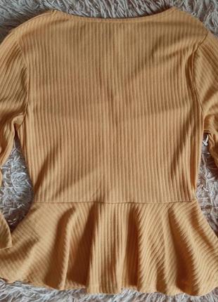 Блуза з баскою2 фото