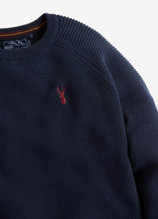 Темно-синій джемпер светр next для хлопчика 5 років5 фото
