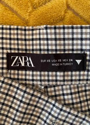 Штани zara в клітку4 фото