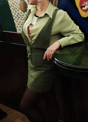 Сарафан h&m хаки