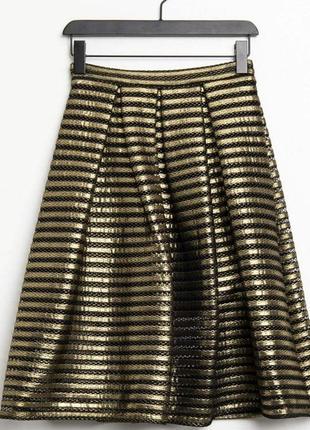 Пишна спідниця міді