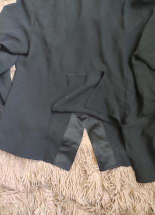 Avant брендова фірмова фірмова брендовий чорна чорна чорна блузка жіноча блуза жіноча з розрізами ззаду5 фото