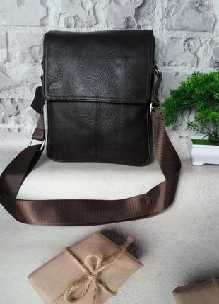 Чоловіча шкіряна сумка чоловіча шкіряна сумочка бананка