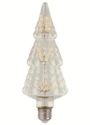 Led лампа декоративная "pine-белая" 2w e27 horoz electric2 фото