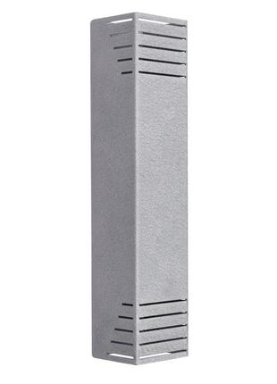 Світильник настінний msk electric sieve бра під дві лампи nl 23701-1 cr сірий муар