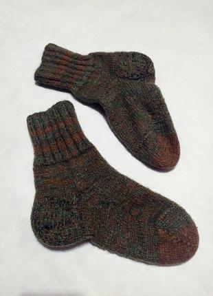 Носки вязаные новые носочки шерсть hand made шерстяные шкарпетки