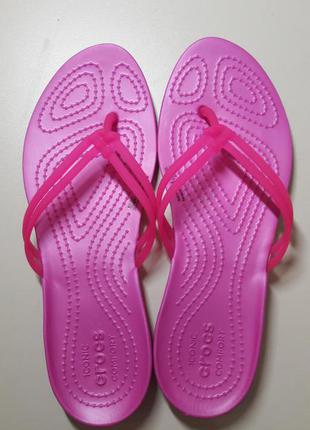 Шльопанці в'єтнамки crocs isabella розмір 35-36 5 us