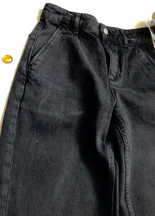 Джинси-балони, джинси-багги чорні, черные, мом6 фото
