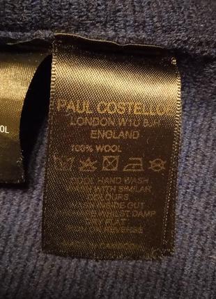 Чистошерстяной кардиган бренда paul costelloe7 фото