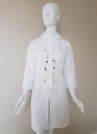 Легка туніка з вишивкою бавовна