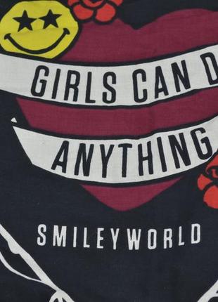 Новий фірмовий шарф бандана косинка стильною дівчинці smiley world reserved дівчинки можуть все4 фото