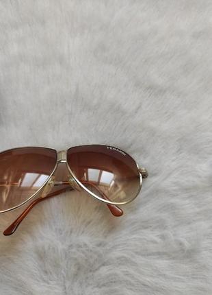 Авиаторы солнцезащитн очки складные трансформеры градиент коричневые складывающиеся винтаж8 фото