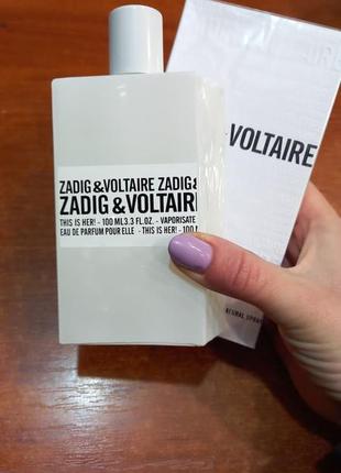 Zadig&amp;voltaire this is her 100 мл парфумована вода