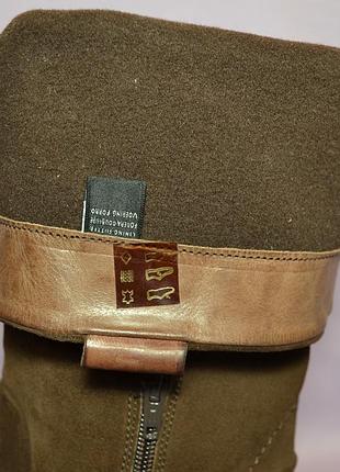 Pier one германия оригинал 100% натуральная кожа! стильные комфортные сапоги! 1000 пар тут!5 фото