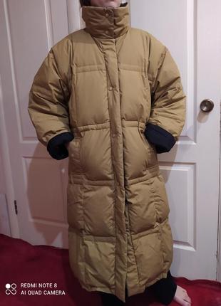 Двухсторонний пуховик в стиле max mara