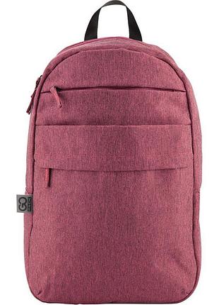 Рюкзак виконаний з світло-бордового кольору