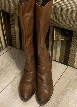 Чоботи tamaris шкіряні 37 розмір вінтаж2 фото