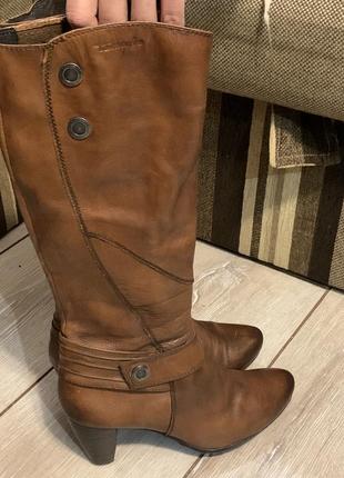 Чоботи tamaris шкіряні 37 розмір вінтаж3 фото