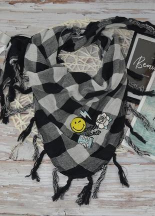 Новый фирменный шарф бандана косынка стильной девочке smiley world reserved1 фото