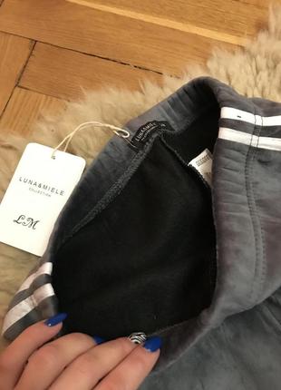 Штаны брюки замша на флисе, леггинсы zara лосины лосіни жіночі штани утеплені легінси жіночі брюки зима2 фото