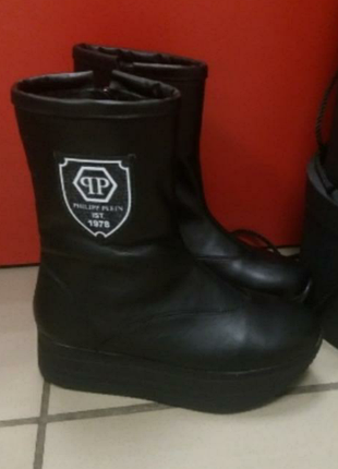 Напівчоботи зимові шкіра