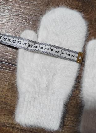 Рукавиці рукавиці жіночі хутро кролика теплі зимові4 фото