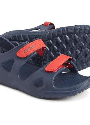 Sale! crocs kids' swiftwater river sandals детские босоножки.1 фото