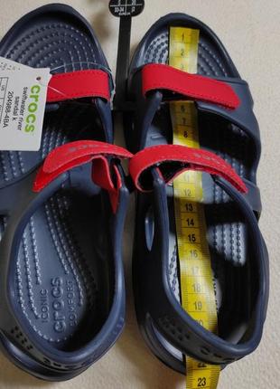 Sale! crocs kids' swiftwater river sandals детские босоножки.9 фото