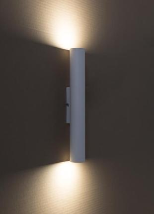 Світильник настінний msk electric elegant бра під дві лампи nl 2460 wh2 фото