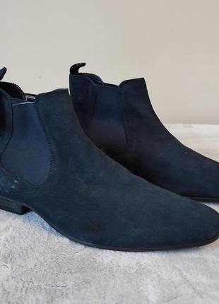 Чоловічі шкіряні черевики red tape stanway suede chelsea boots 41 та 45 розміри