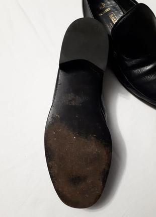 Туфлі лофери чорні шкіра4 фото