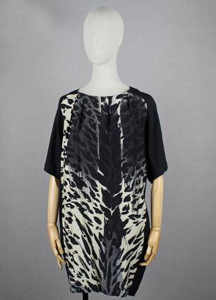 Acne свободное платье шелковое bagera print df сезон 2008 размер 38 3