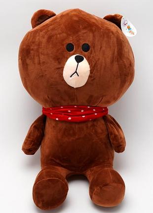 Игрушка-плед мишка в косынке (игрушка+подушка+плед) 50 см