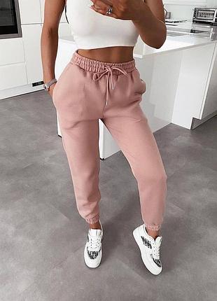 Теплые джоггеры на флисе много кольорів5 фото