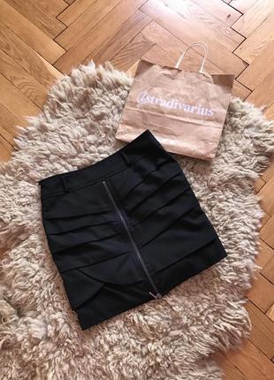 Юбка мини, класическая юбка чёрная юбка классика zara юбка мини