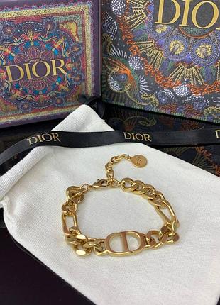 Браслет цепь в позолоте