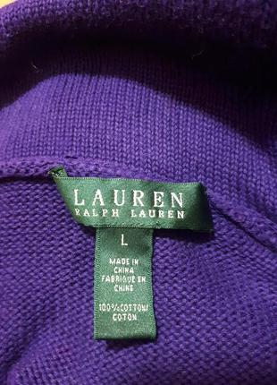 Світер ralph lauren светр пуловер фіолетовий брендовий6 фото